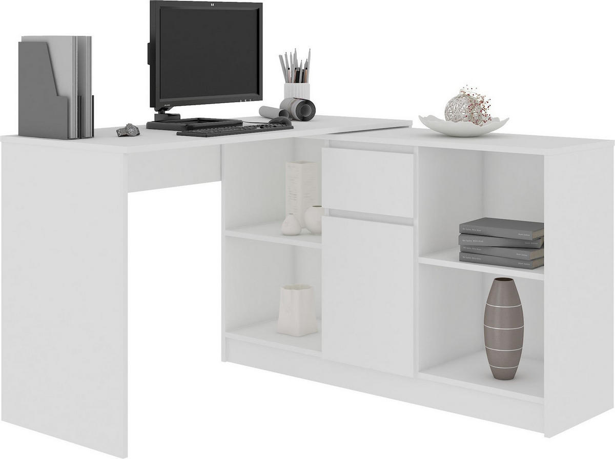 SCHREIBTISCH Weiß 79/120/50 - Weiß, Holzwerkstoff (50/120/79cm) - RAUMHIRSCH FURNITURE