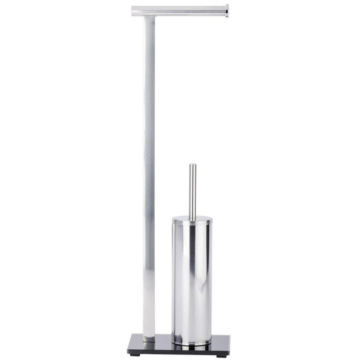 TOILETTENPAPIERHALTER Lava 21/17/71 cm - Silberfarben, Metall (17/71/21cm) - Wenko