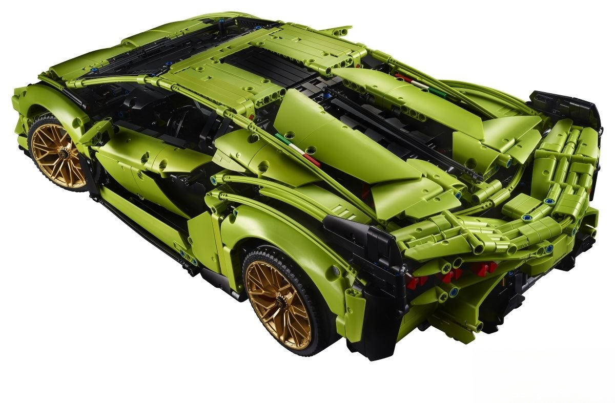KLEMMBAUSTEINE Technic Lamborghini Sián FKP 37 Sportwagen 42115 - Multicolor, Kunststoff (15/57cm) - Lego