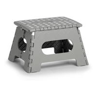 KLAPPHOCKER hellgrau 35/28/22 cm - Grau, Kunststoff (28/22/35cm) - ZELLER
