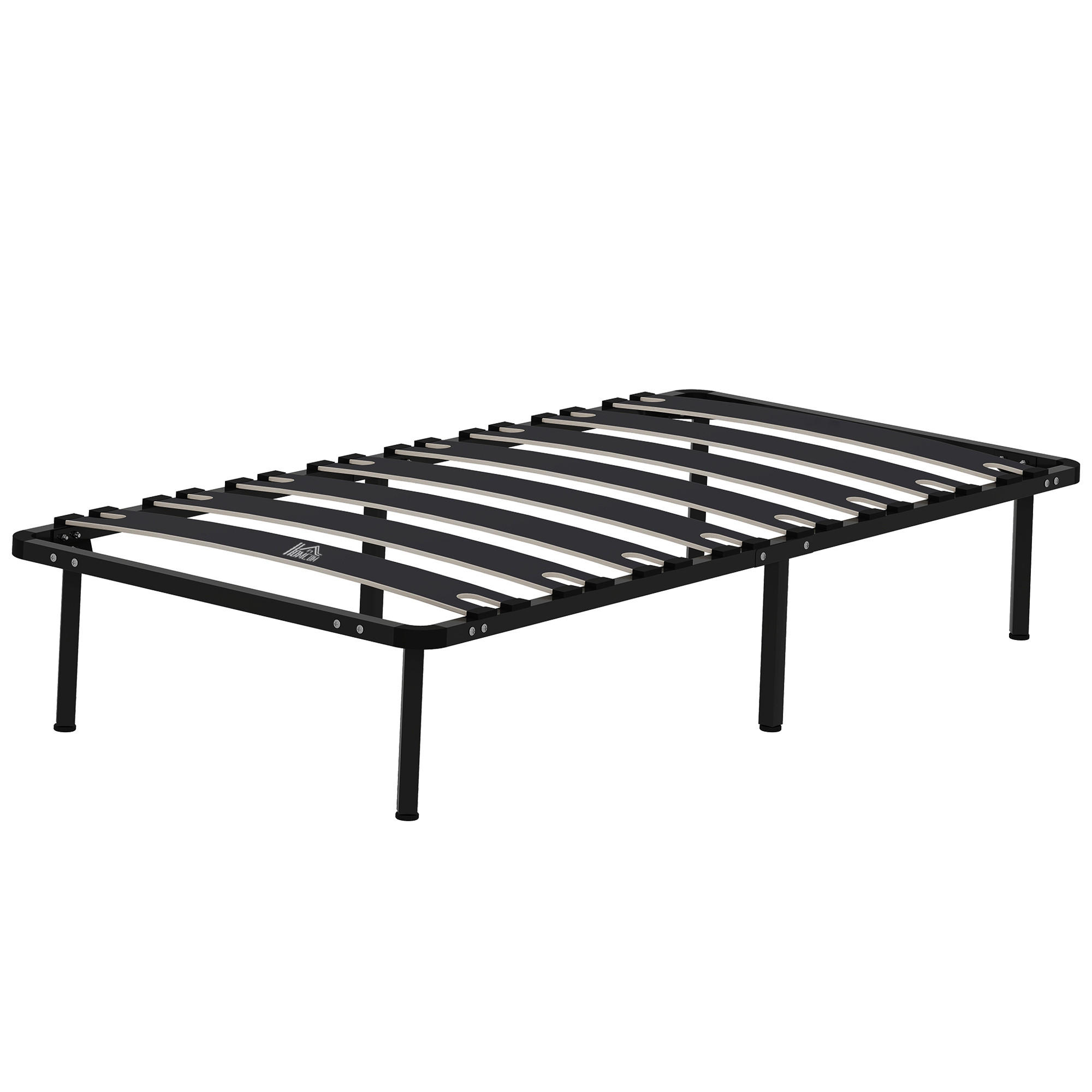 BETT Schwarz 90/190/33 cm - Schwarz, Metall - PANGIVO