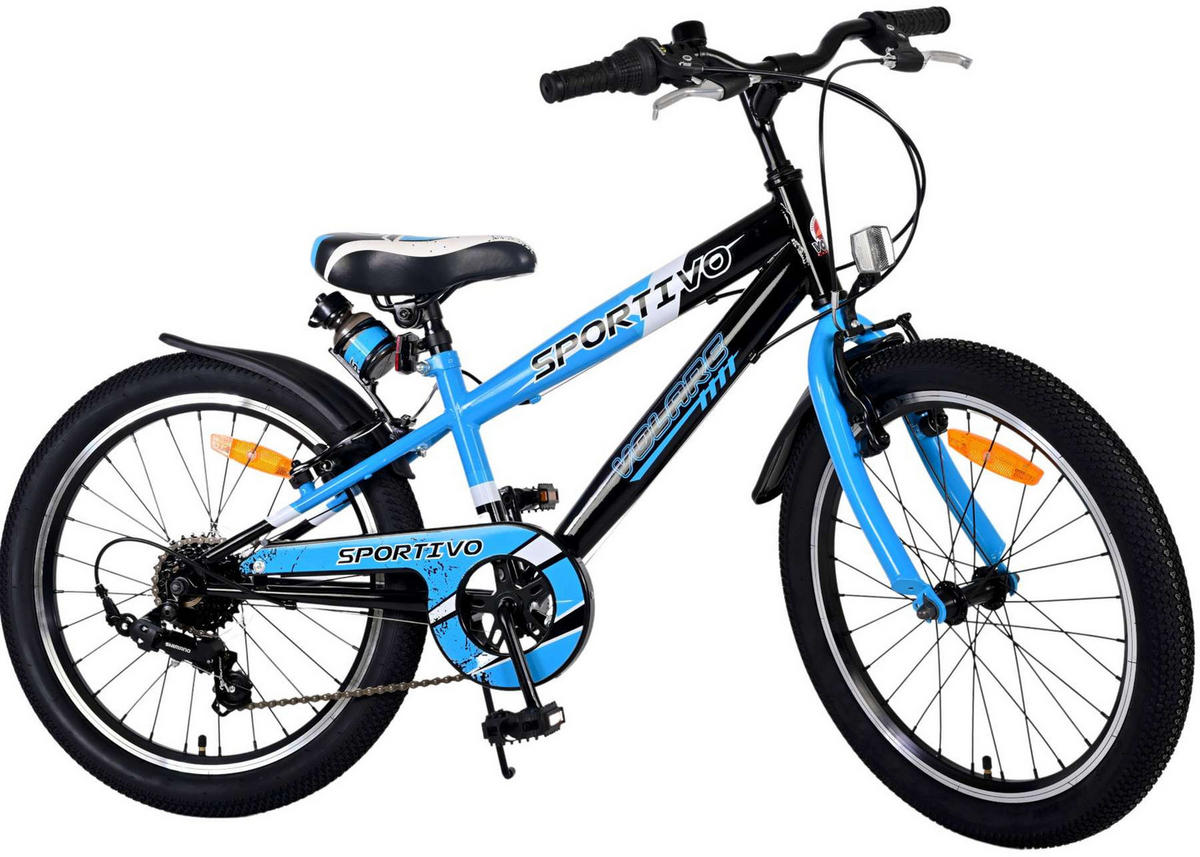 KINDERFAHRRAD Sportivo - Jungen - 7 Gänge - 20 Zoll - Blau - Blau, Metall (60cm) - TPFSports