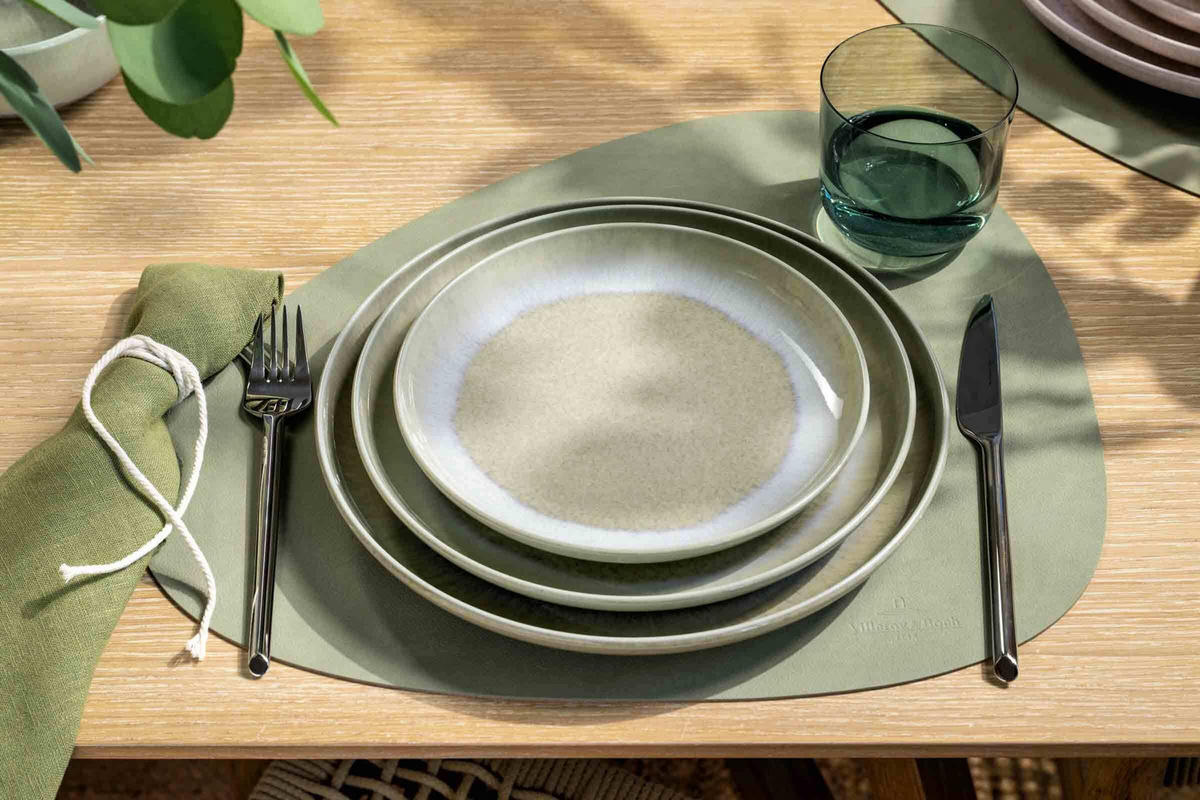 DESSERTTELLER Perlemor Alga grün ø 20,1 cm 6er Set - Grün, Keramik (20.1cm) - like.Villeroy & Boch