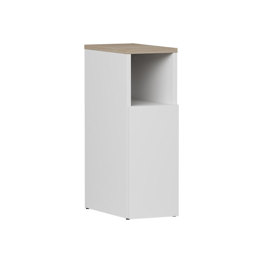 Vicco NOČNÍ STOLEK Enton Bílá/Sonoma 20 x 59.5 cm s 1 dveřmi