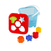 SORTIERSPIEL Steckspiel Box 03239 5 Formen, Box mit Deckel und Henkel, ab 1 Jahr, 16,5 x 17 cm - Multicolor, Kunststoff (17/14/16cm) - Pilsan