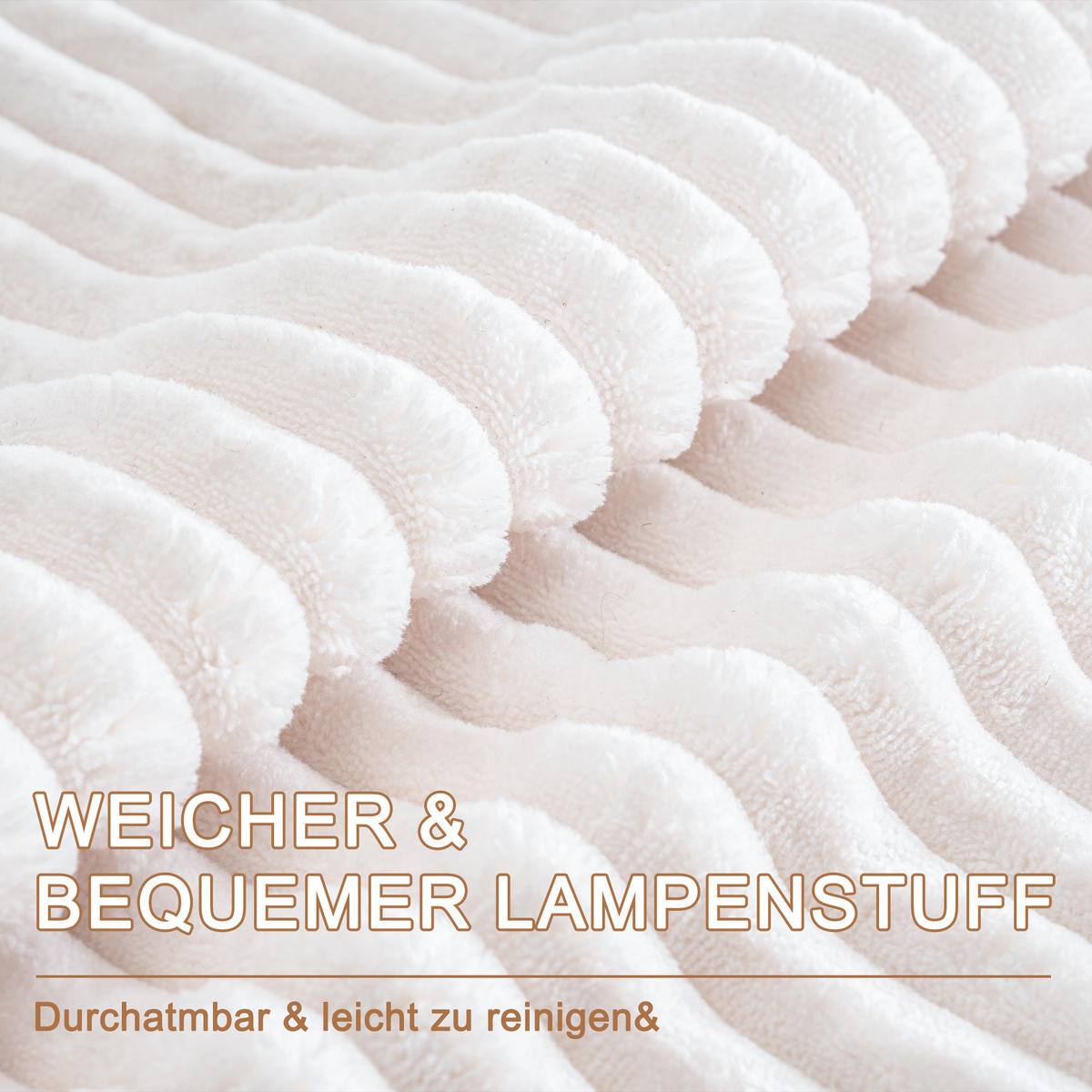 WOHNLANDSCHAFT Cord Weiß mit Schlaffunktion und Kissen - Weiß, Textil (332/88/156cm) - WISHDOR