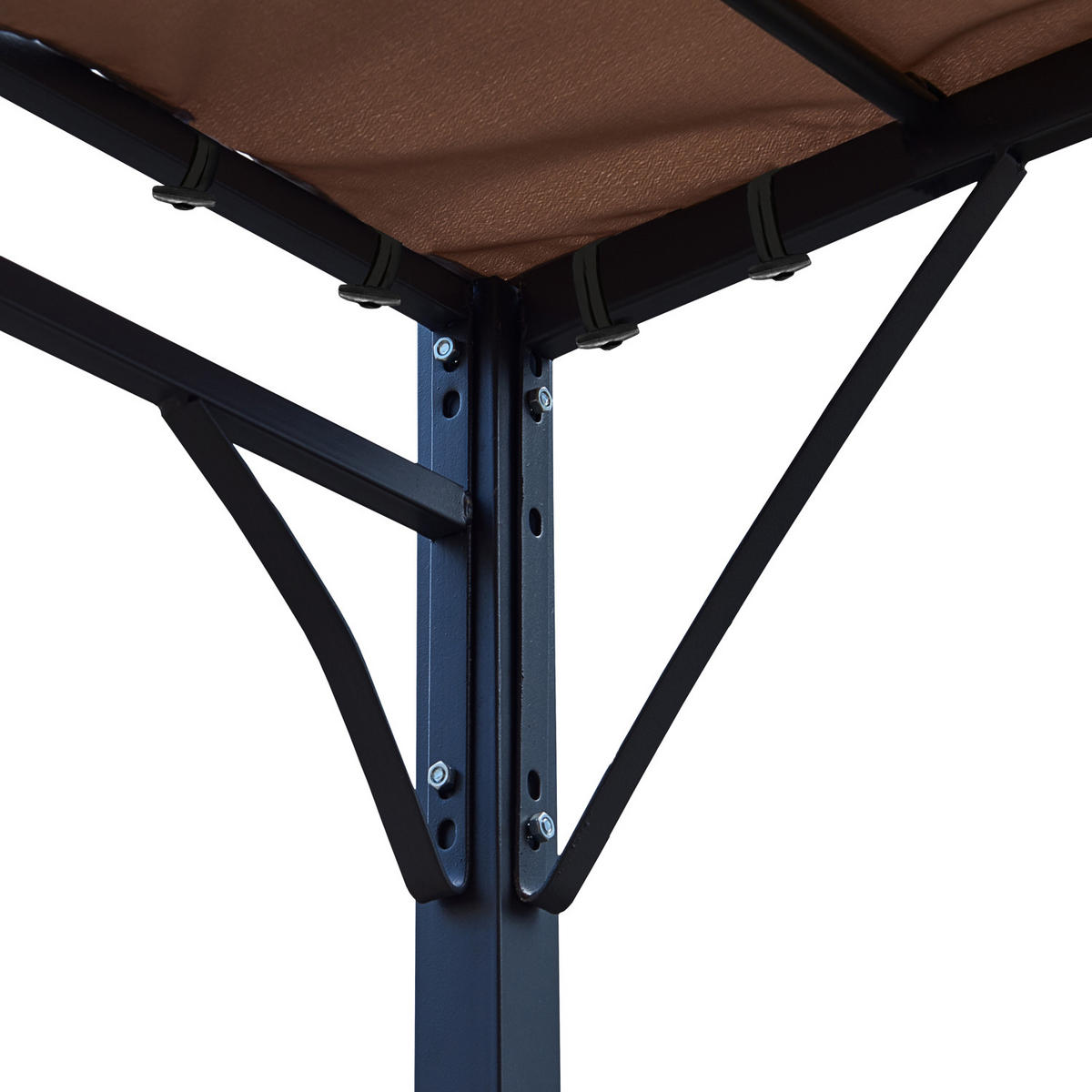 PERGOLA Nice Taupe 300/250 cm - Braun, Textil (250/246/300cm) - Happy Garden