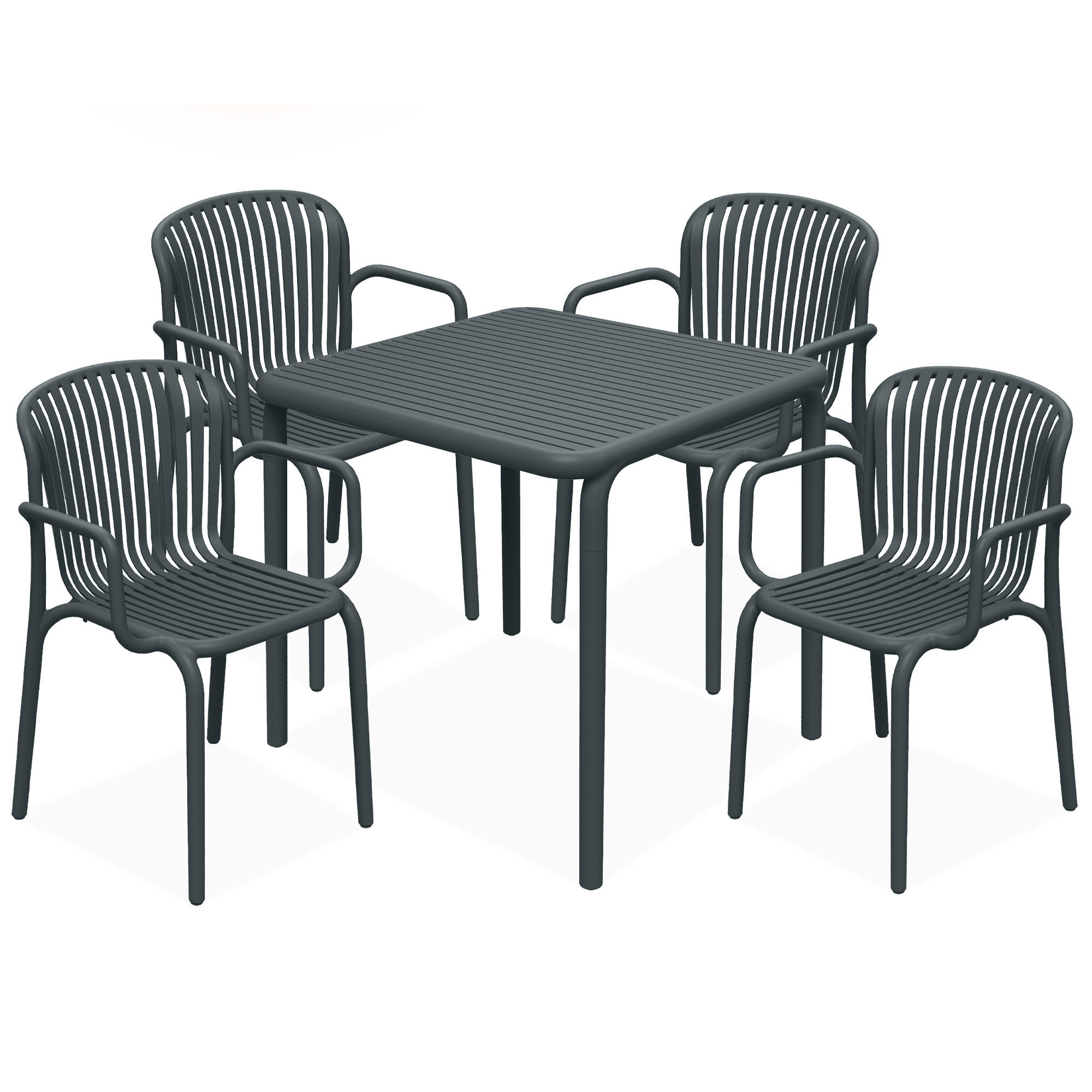 Konsimo® Garten Anthrazit