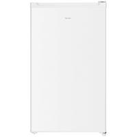 KÜHLSCHRANK, ohne Gefrierfach, Vollraumkühlschrank klein - 88L Nutzinhalt, freistehend und kompakt, leise 39 dB, LED-Innenbeleuchtung - Weiß, Kunststoff/Metall (47.5/85/44.5cm) - homeX