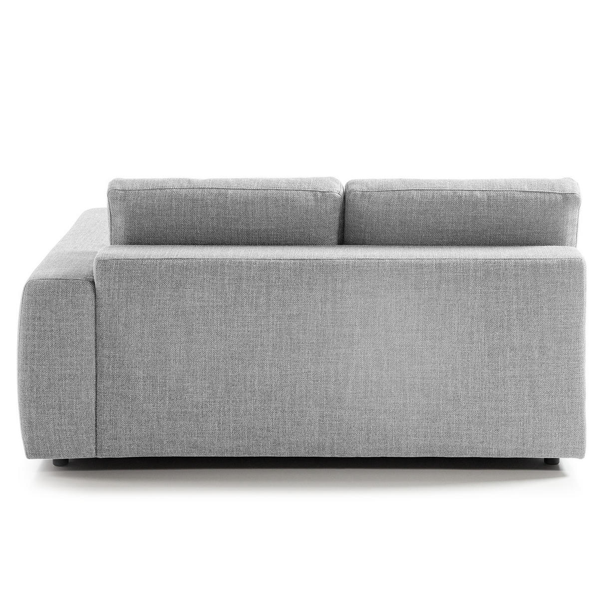 2-SITZER MODULSOFA - Hellgrau, Textil (158/80/117cm) - home24