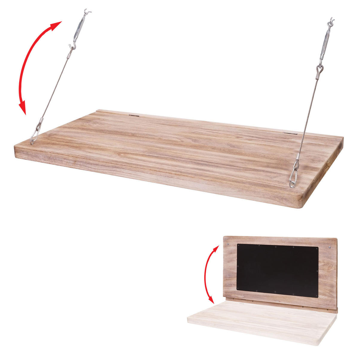 WANDTISCH Braun - Braun, Holz (100/45/52cm) - MCW