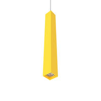 HÄNGELEUCHTE Cube H60 - Gelb, Metall (6/6/60cm) - Lumicom