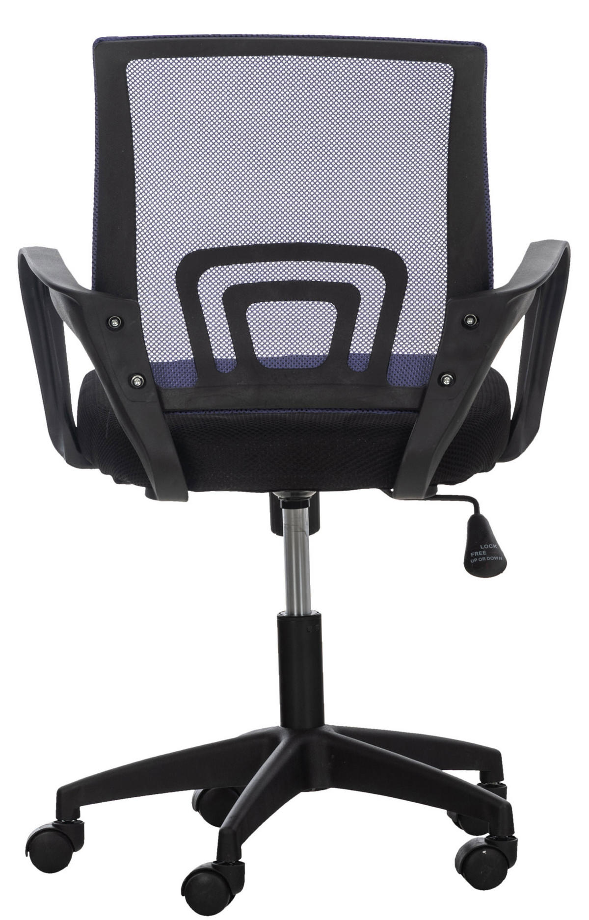 DREHSTUHL Microfaser lila - Lila/Schwarz, Kunststoff/Textil (62/84/50cm) - CLP