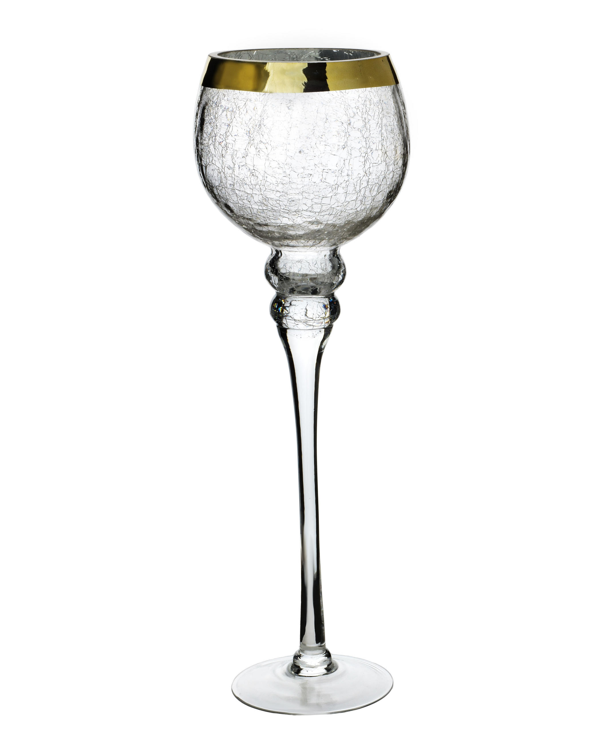 KERZENHALTER Donna Transparent 15x15x42 cm Glas - Transparent, Glas (15/42/15cm) - Mondex