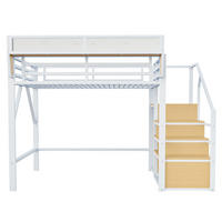 HOCHBETT Metall 140/200 cm Weiß - Weiß, Metall - Raumix