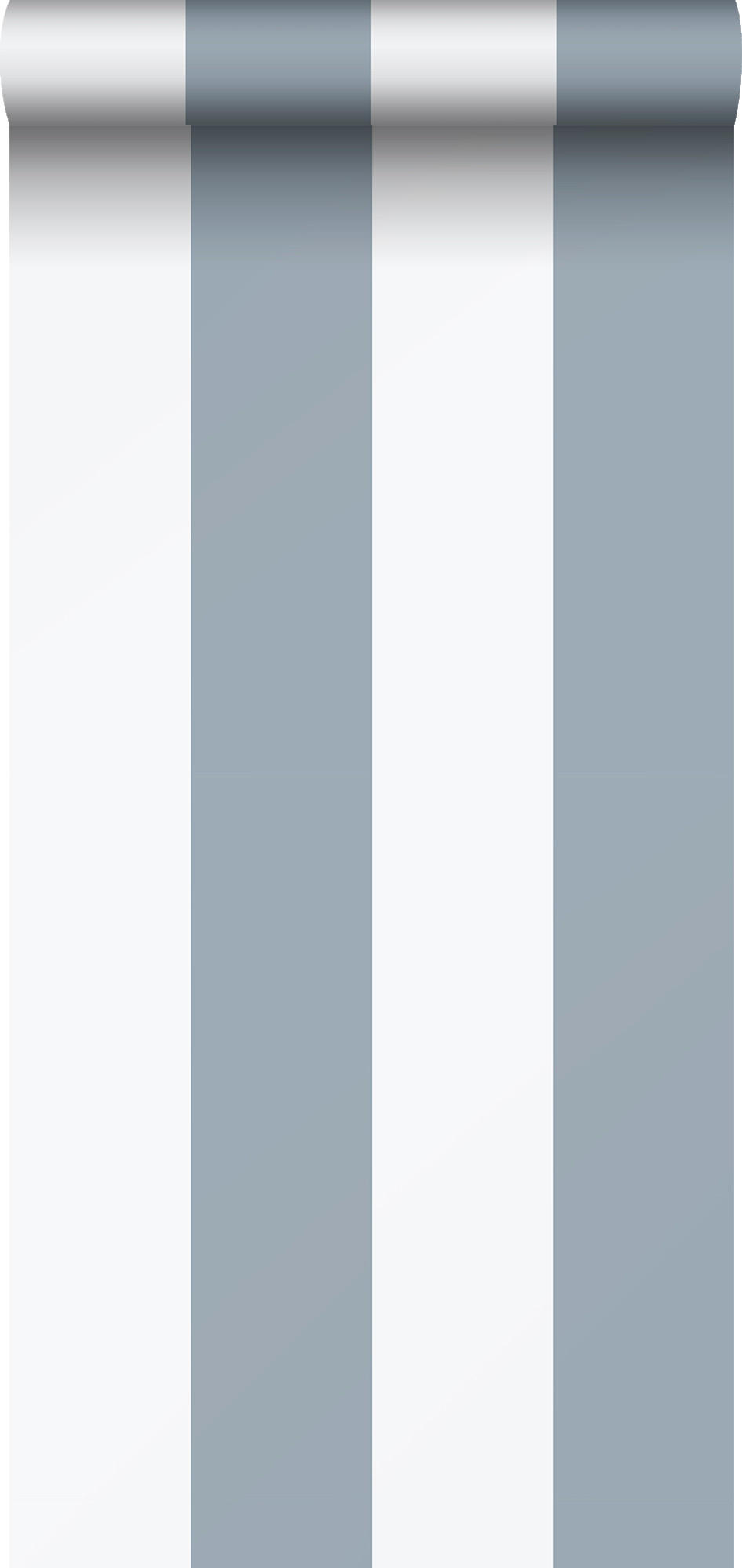 TAPETE Streifen 53 cm x 10.05 m - Blau, Papier (53/1000cm) - Sanders & Sanders