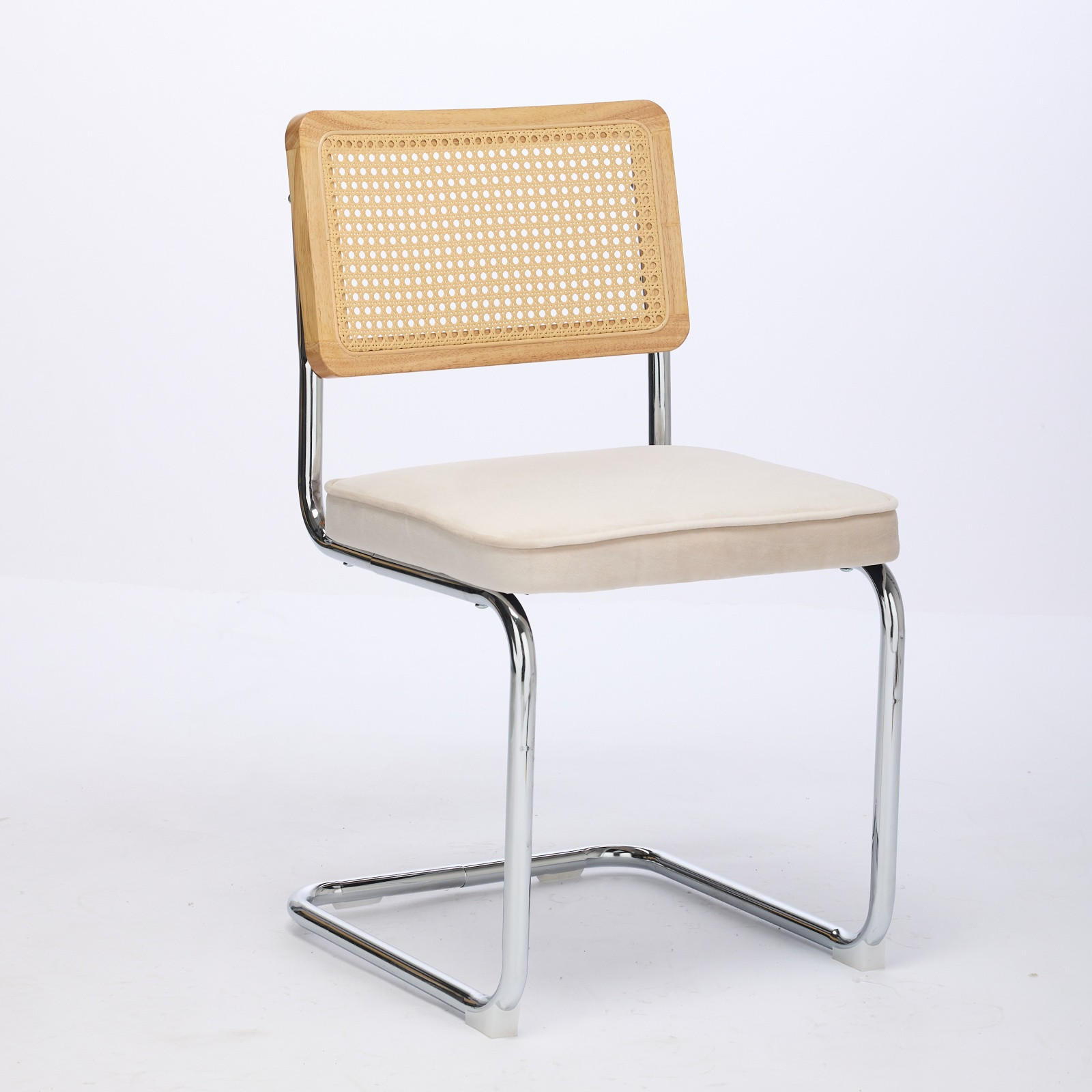 SCHWINGSTUHL DE-36300 2er-Ser mit Rattan-Rückenlehne Gold - Beige, Metall (47/81/59cm) - ComfortXL