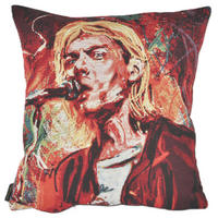 KISSENHÜLLE STARS - Multicolor/Dunkelrot, Textil (45/45cm) - Yve! decoration