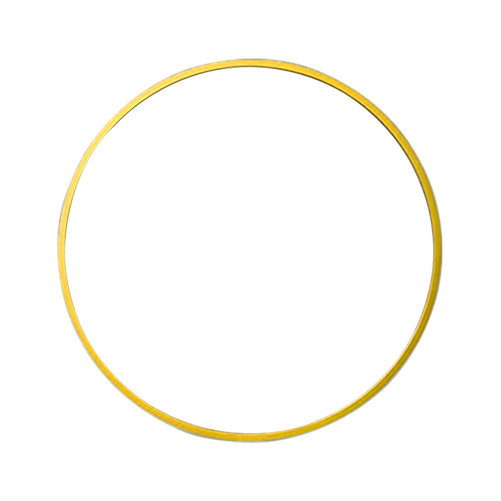 Livingandhome Wandspiegel Gold 50x2.8x50 cm