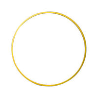 WANDSPIEGEL 50 cm Durchmesser Badezimmer Rund Metallrahmen Gold - Goldfarben, Glas/Metall (50/2.8/50cm) - Livingandhome