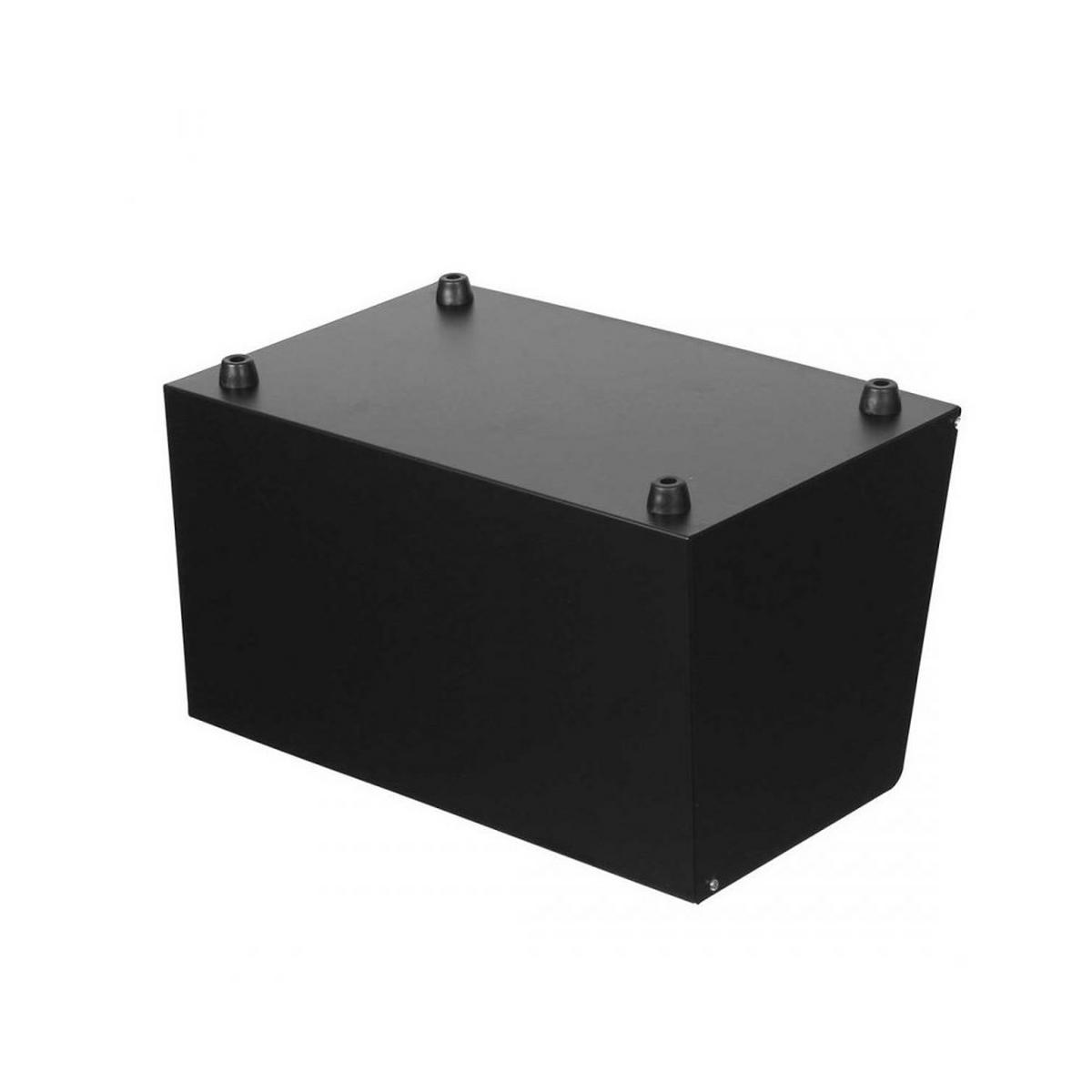 BROTKASTEN Schwarz 35.5/21.5/20 cm 2743 - Schwarz, Metall (21.5/20/35.5cm) - Brunbeste
