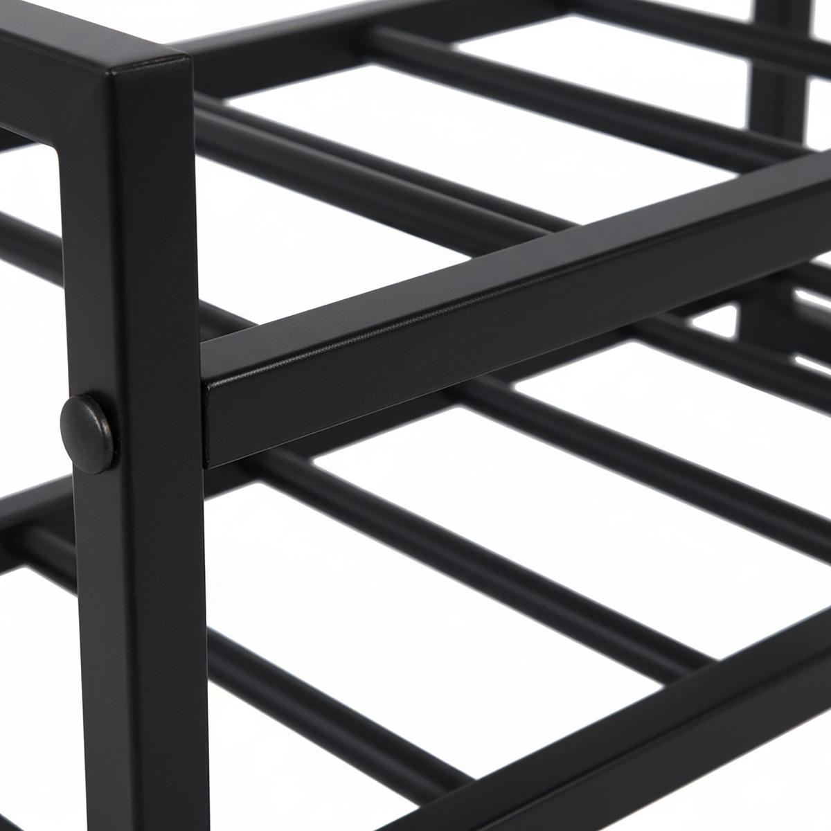 WEINREGAL - Schwarz, Metall (42.5/21.5/24.5cm) - Relaxdays