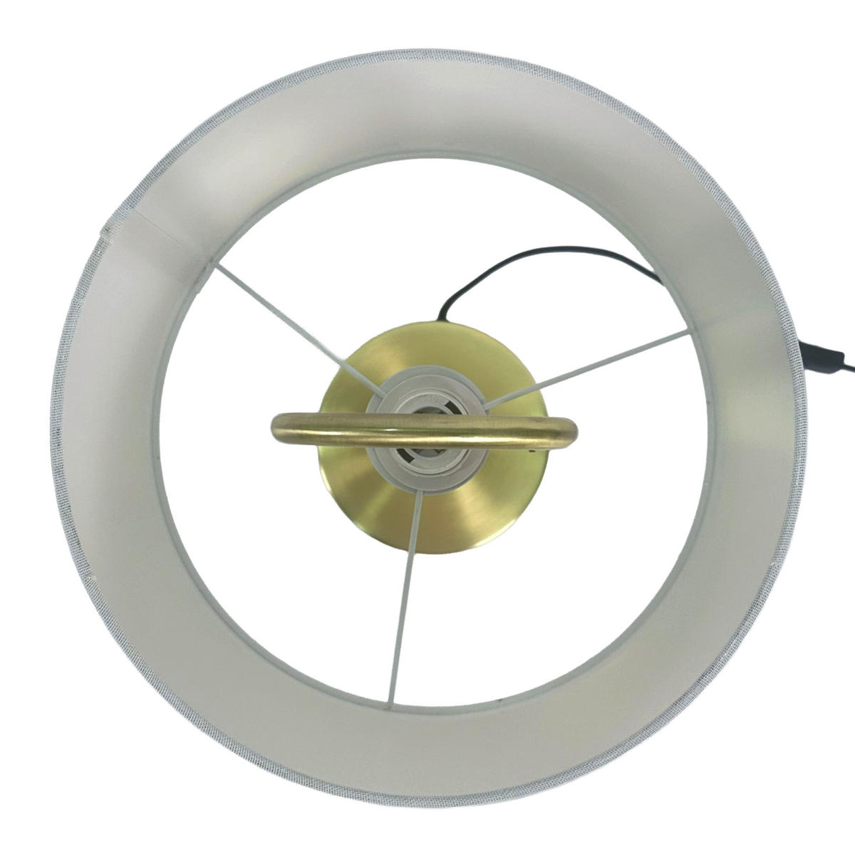 TISCHLAMPE - Multicolor, Textil/Metall (30.5/30.5/55cm) - Relaxdays