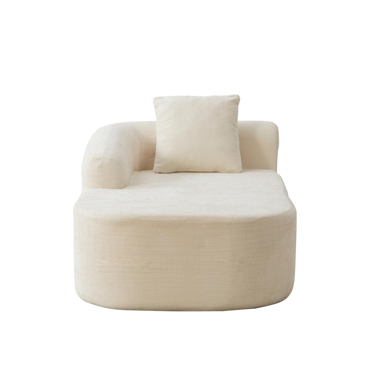 RÉCAMIERE DE-35127 linke mit Chenille-Bezug Beige - Beige, Textil (99/80.5/172cm) - ComfortXL