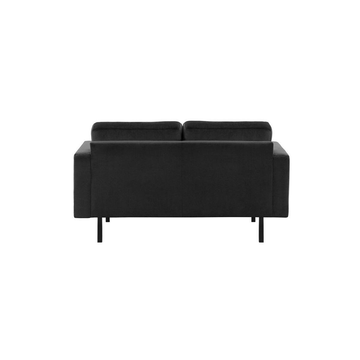 ZWEISITZER-SOFA Lioni-Kronos 7 - Schwarz, Holz/Textil (143/84/94cm)