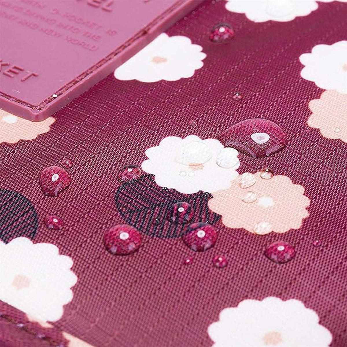 KULTURBEUTEL Toiletbag mit stabilem Haken, Weinrot - Weinrot, Textil (10/19/24cm) - Kaket