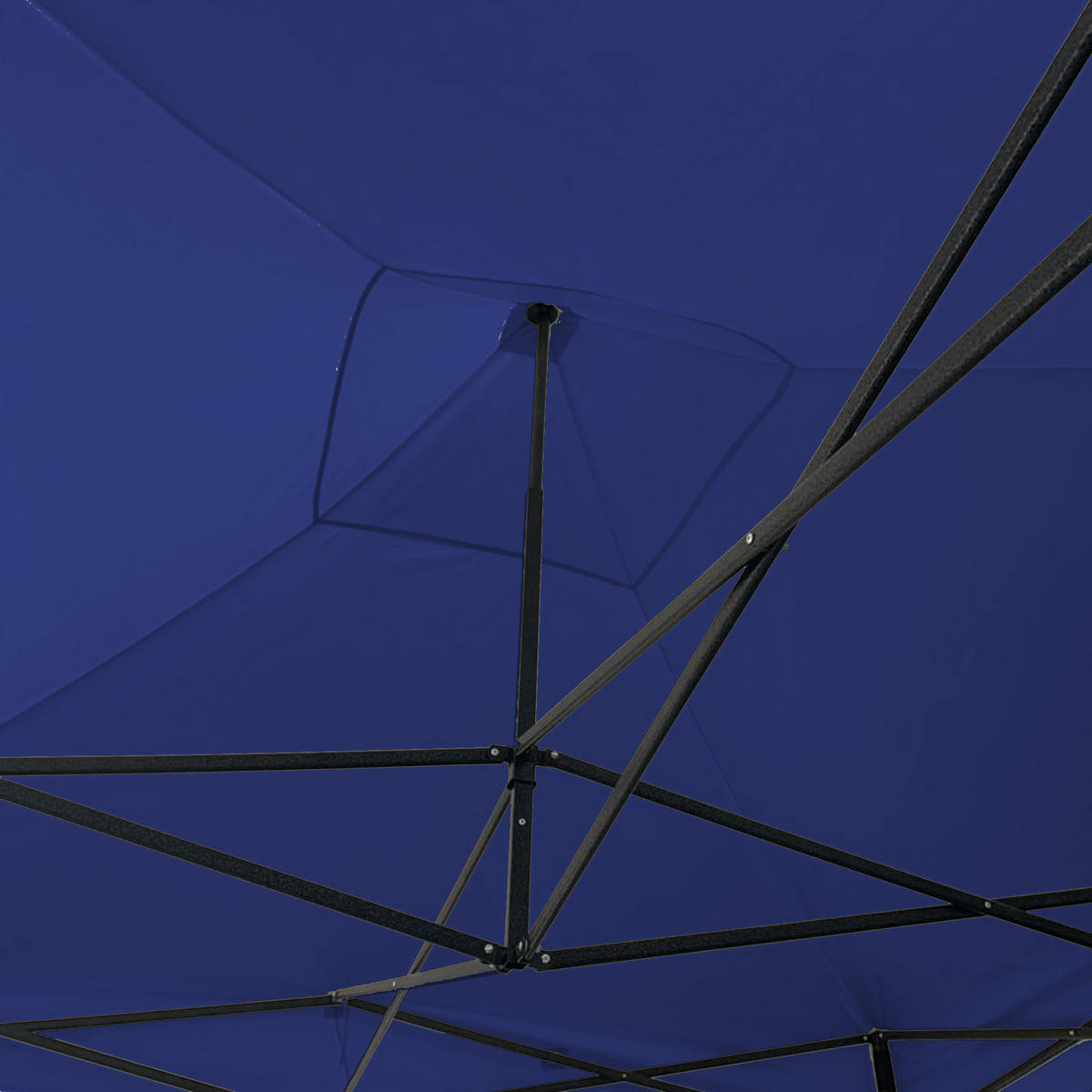 FALTPAVILLON Blau 300/300/310 cm - Blau, Metall (300/310/300cm) - Mobili Rebecca