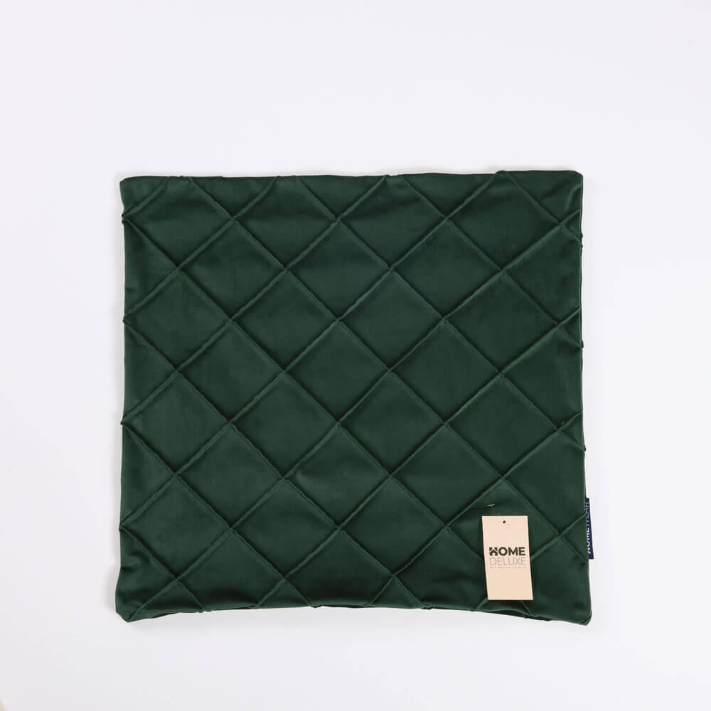 KISSENBEZUG LORI - Grün, ohne Kissenfüllung - Grün, Kunststoff (50/50cm) - Home Deluxe