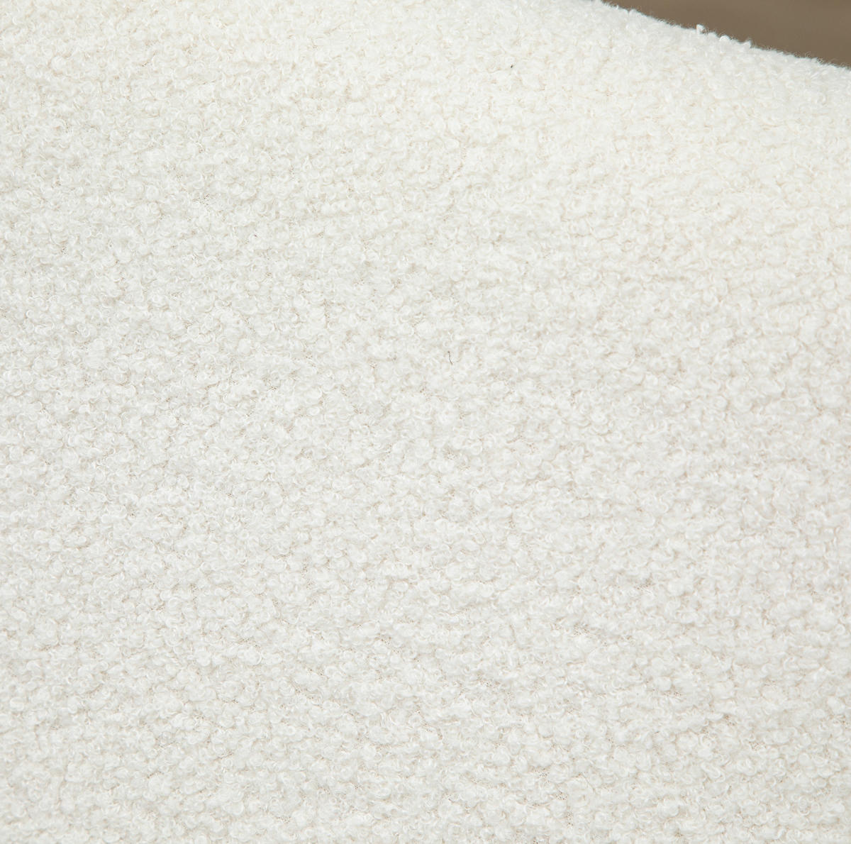 SCHAUKELSTUHL 81/60/71 cm cremeweiß aus Kautschukholz gepolstert - Creme, Textil (81/71/60cm) - OKWISH