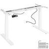 TISCHGESTELL Denis,110 - 190 x 68 x 58 - 123 cm,weiß - Weiß, Metall (190/68/123cm) - tectake