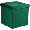 SITZBOX Ravello L mit Knöpfen Grüner Samt - Grün, Textil (38/38/38cm) - Komodee