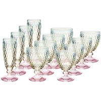 WEIN- UND SEKTGLÄSER-SET Boston Pearl bunt 12er Set - Multicolor, Glas - Villeroy & Boch