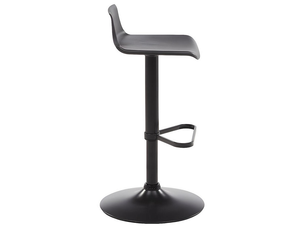BARHOCKER 2er-Set höhenverstellbar - Polypropylen - Schwarz - CALAS - Schwarz, Kunststoff (45/95/45cm) - Vente-Unique