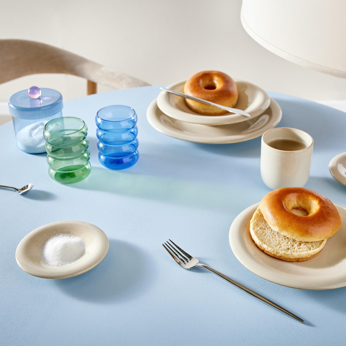 FRÜHSTÜCKSTELLER Bon Ton - Beige, Keramik (22/22/4cm) - Butlers