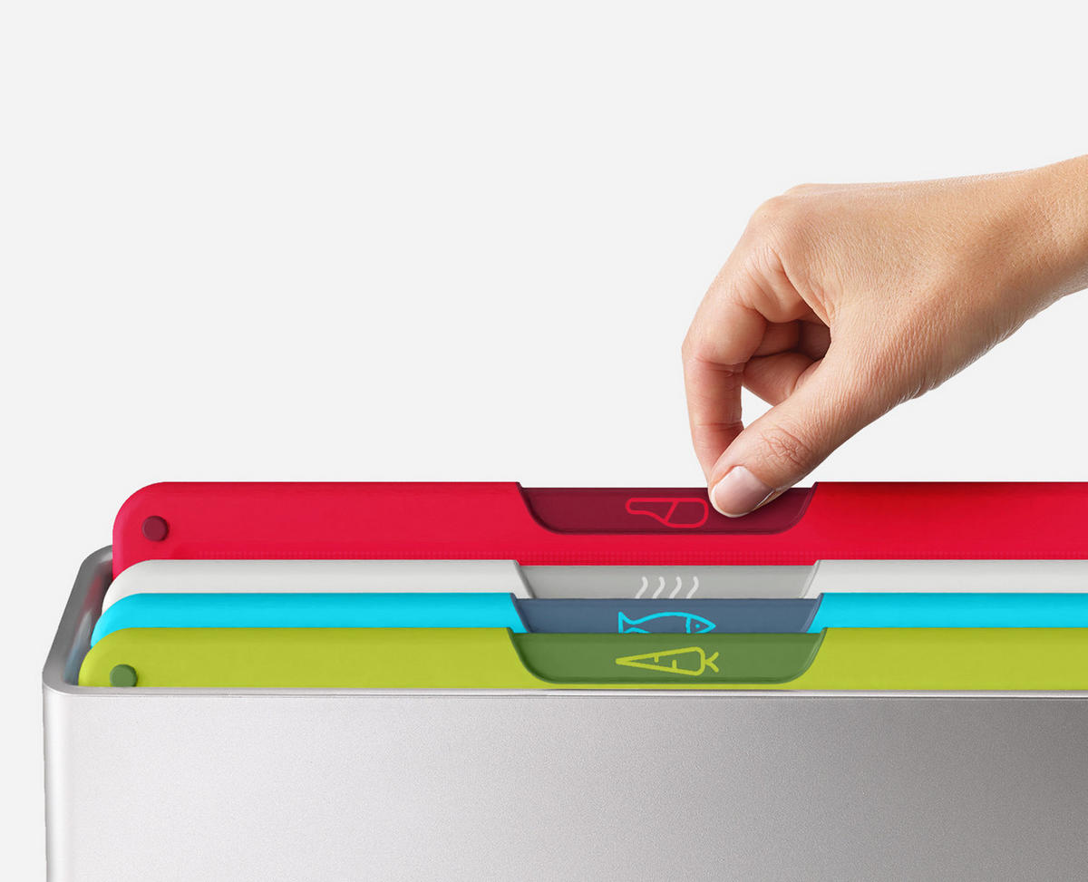 SCHNEIDEBRETT Folio Icon - Multicolor, Holz (20/53cm) - Joseph Joseph 