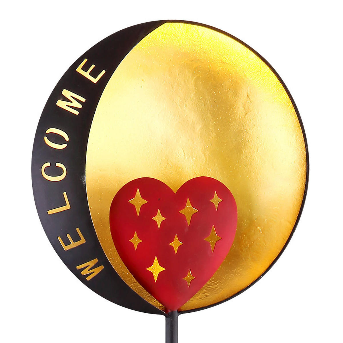 LED AUSSENLEUCHTE Welcome Schwarz - Schwarz, Metall (17/17/78.5cm) - Globo Lighting