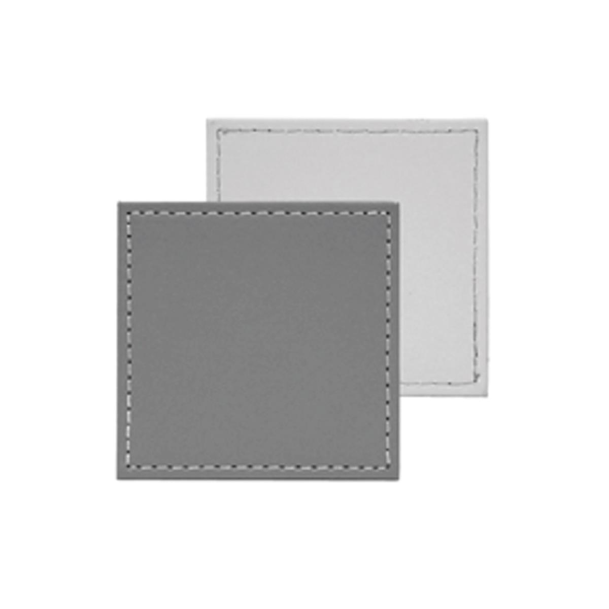 UNTERSETZER Grau/Weiß, 4er Set - Grau, Textil (10/10cm) - Freeform