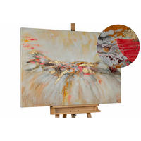 ÖLGEMÄLDE 120/80 cm - Beige/Weiß, Holz/Textil (2.28/80cm) - KUNSTLOFT