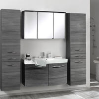 BADMÖBEL-SET 4-TLG. Florido-03 - Grau, Holzwerkstoff (210/200/47cm) - Lomado