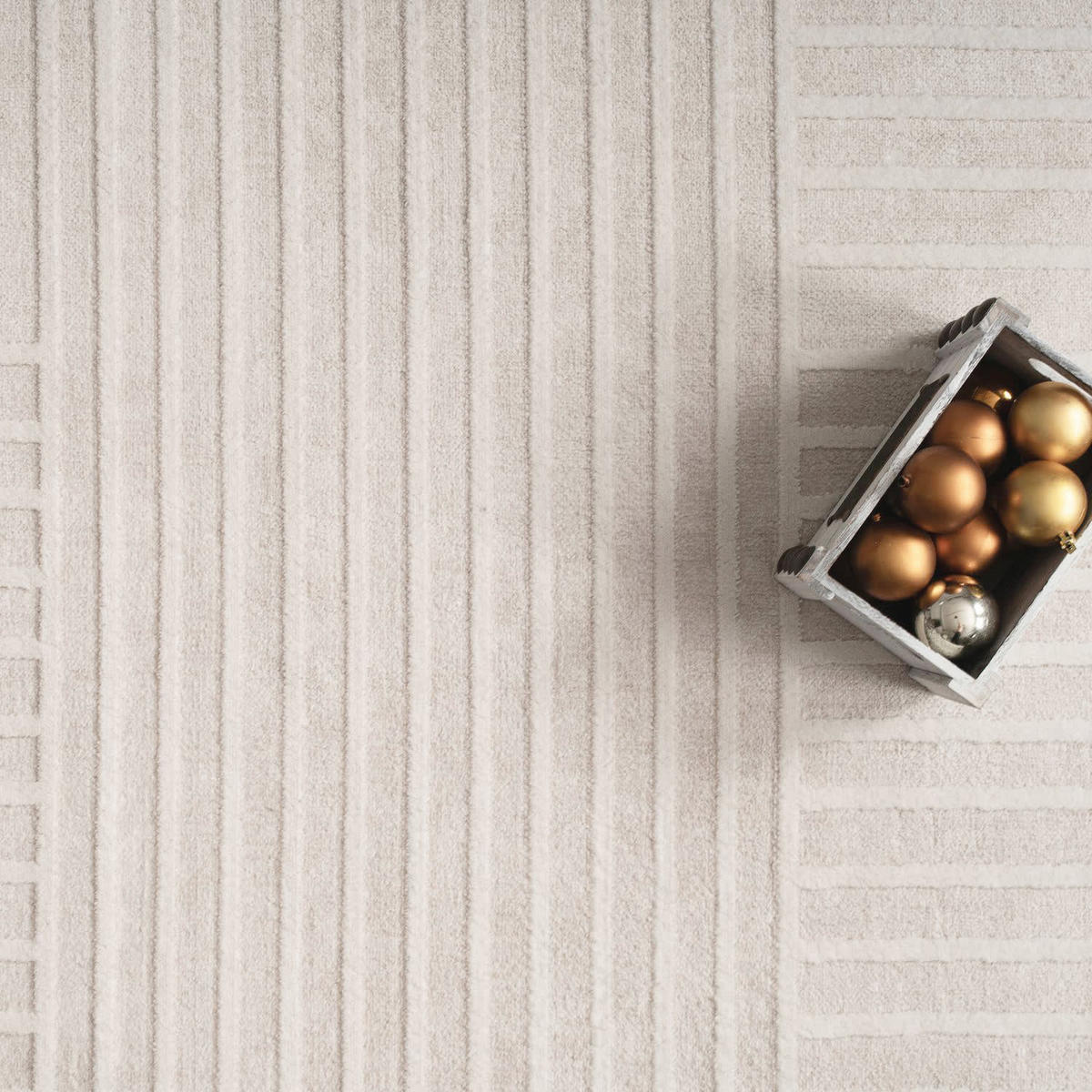 FLACHWEBETEPPICH Boho Creme 160 x 220 cm - Creme, Kunststoff (160/220cm) - TT Home