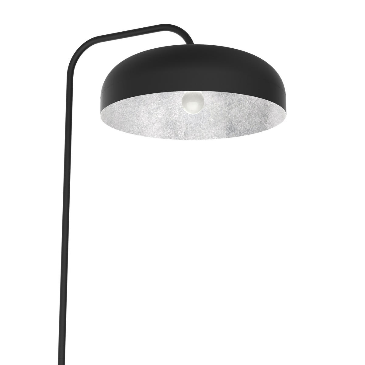 STEHLEUCHTE - Schwarz, Metall (40/40/165cm) - Lumicom