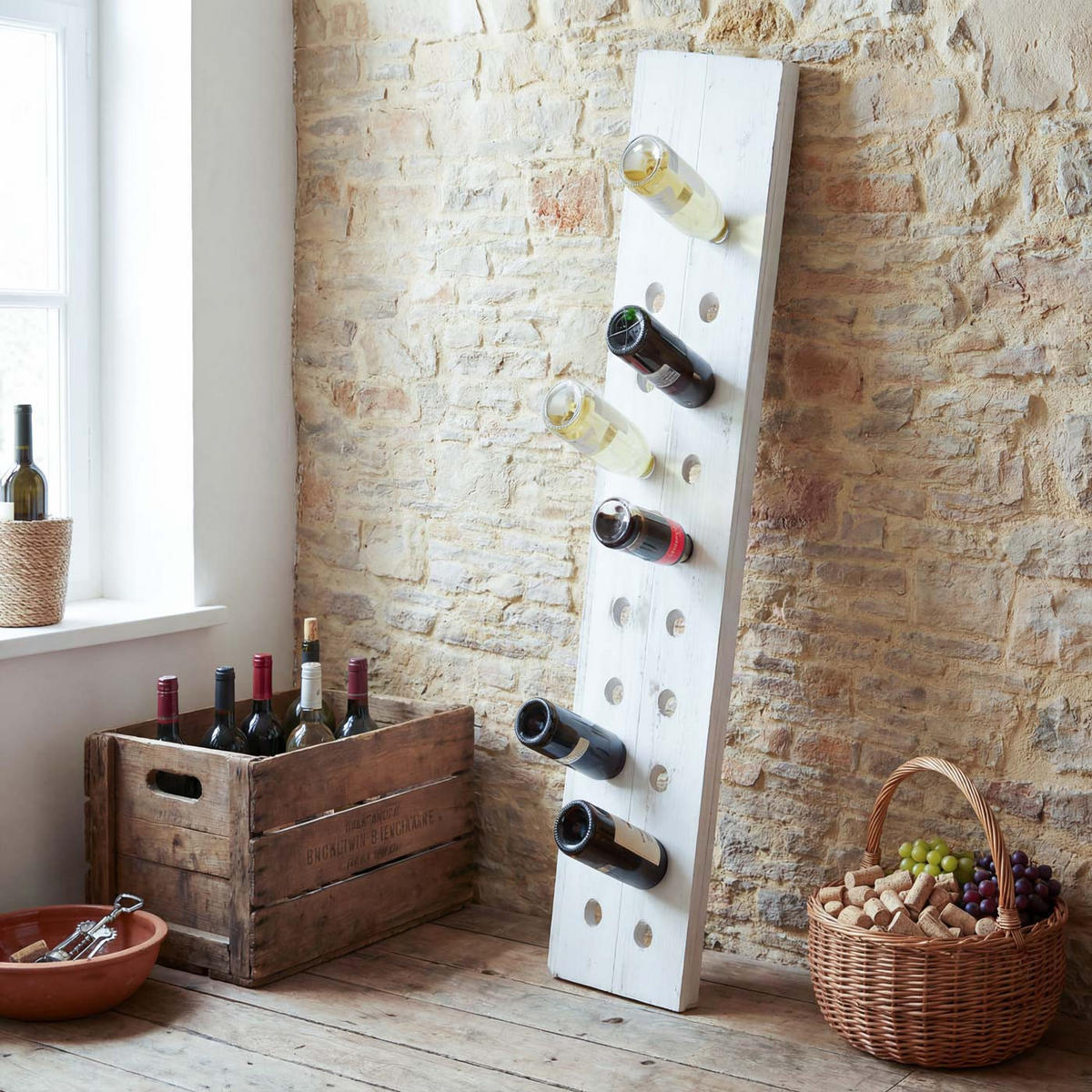 DEKO-RÜTTELBRETT Weiß - Weiß, Holz (22/120/5cm) - MCW