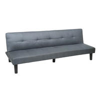 3ER-SOFA Grau - Grau, Textil (195/68/73cm) - MCW