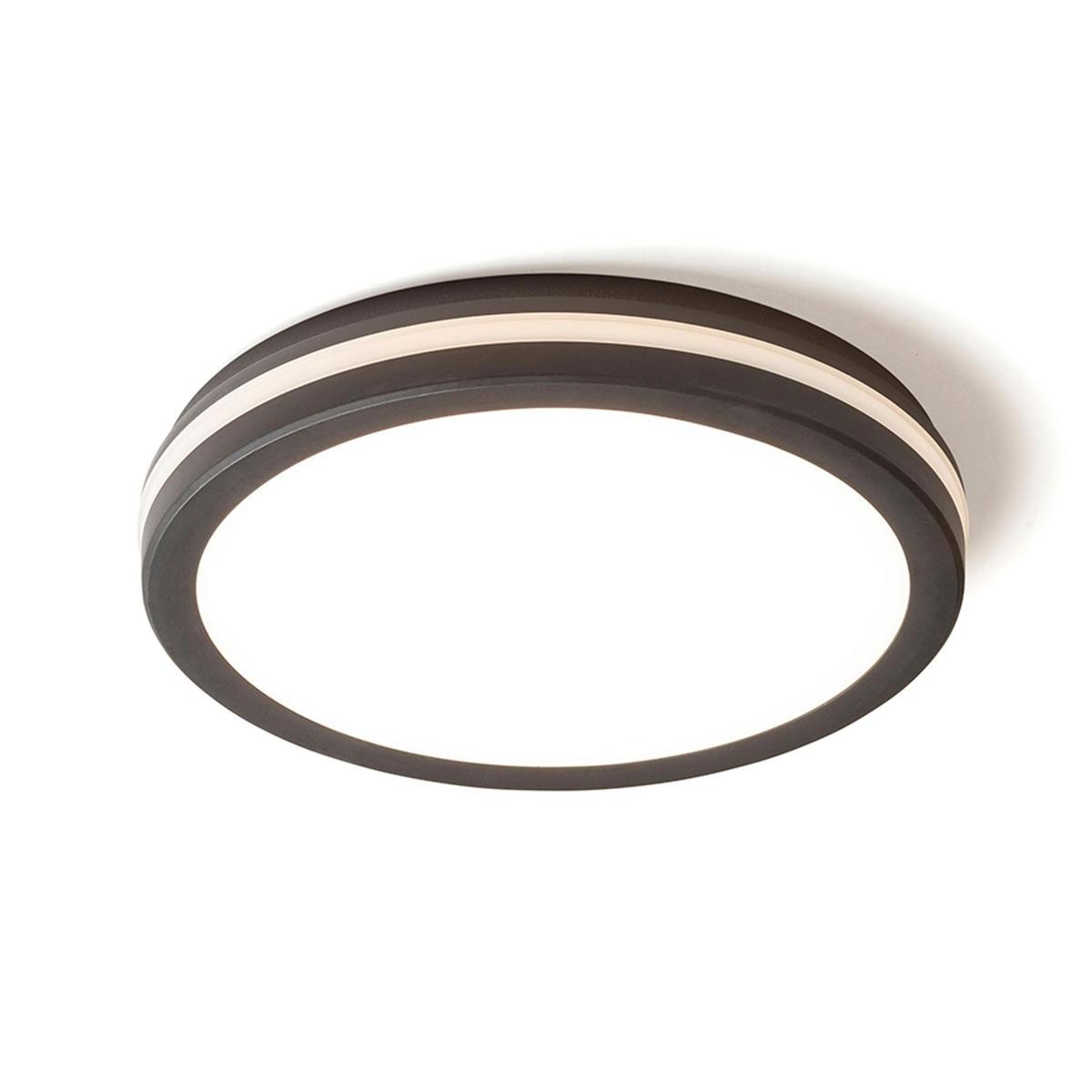 AUSSENLEUCHTE SONO 30 Schwarz Kunststoff 30 W IP65 - Schwarz, Kunststoff (30/30/5cm) - Rendl