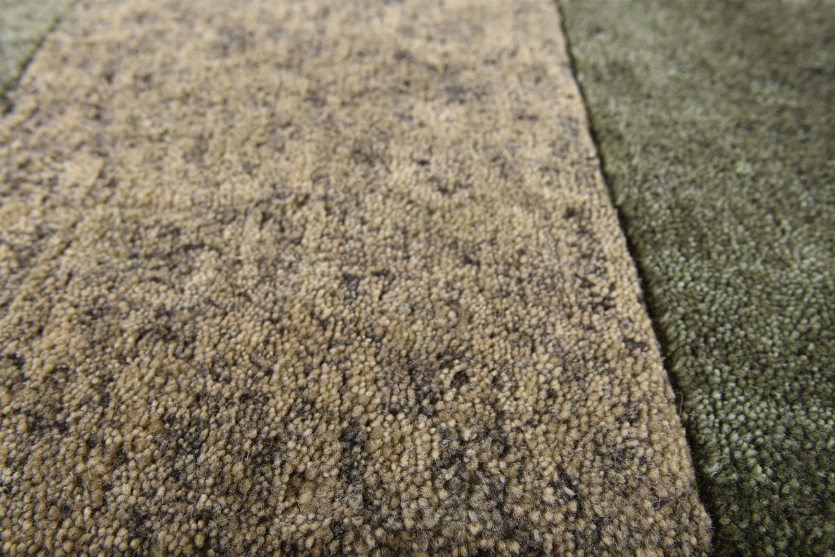 WOLLTEPPICH Dalas 170x240 cm - Grün, Textil (170/240cm) - THEKO