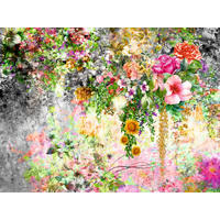 FOTOTAPETE Blumen 375 x 270 cm - Multicolor, Papier (375/270cm) - Sanders & Sanders